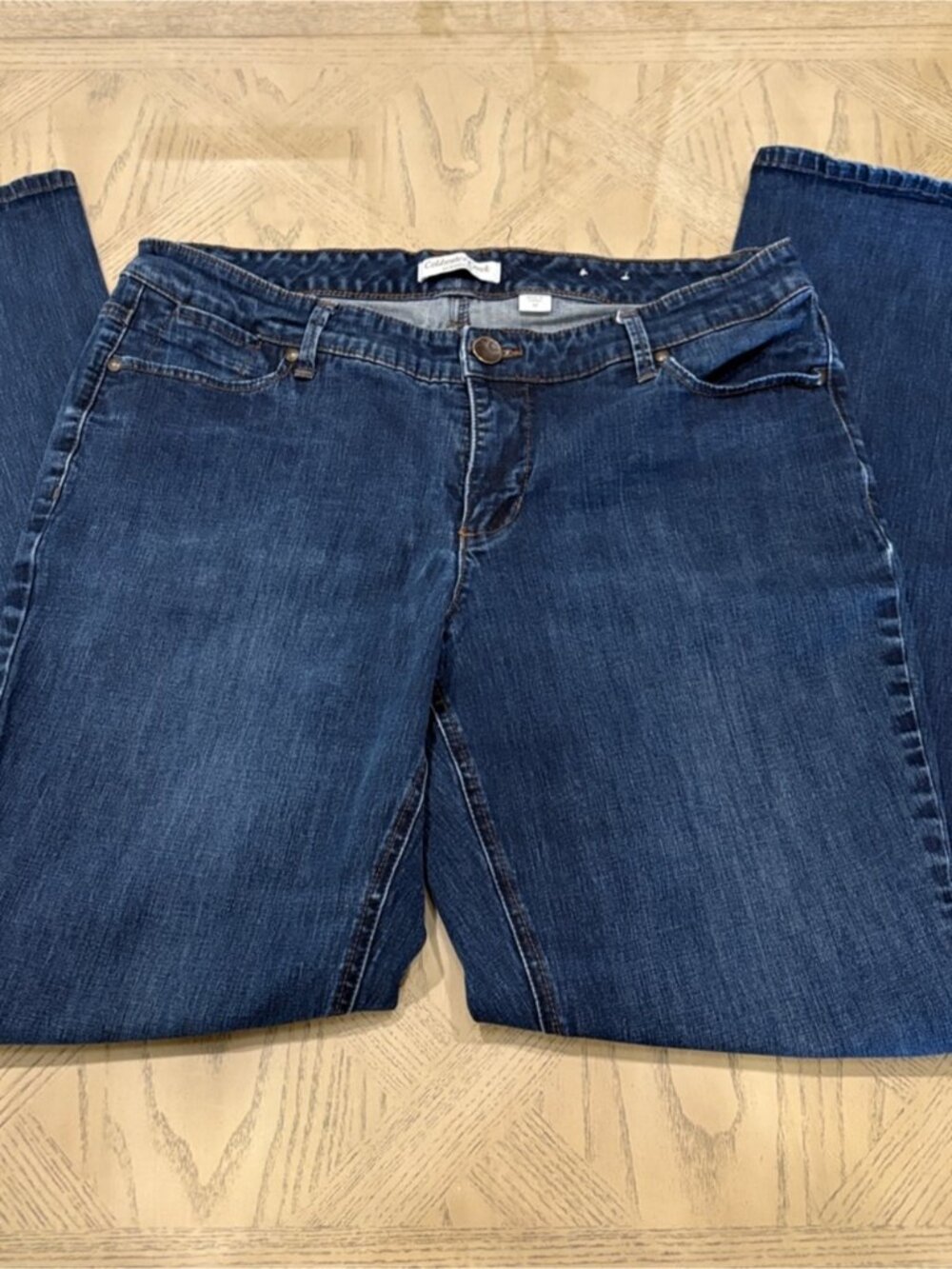 Coldwater Creek Women's Dark Blue Bootcut Jeans
